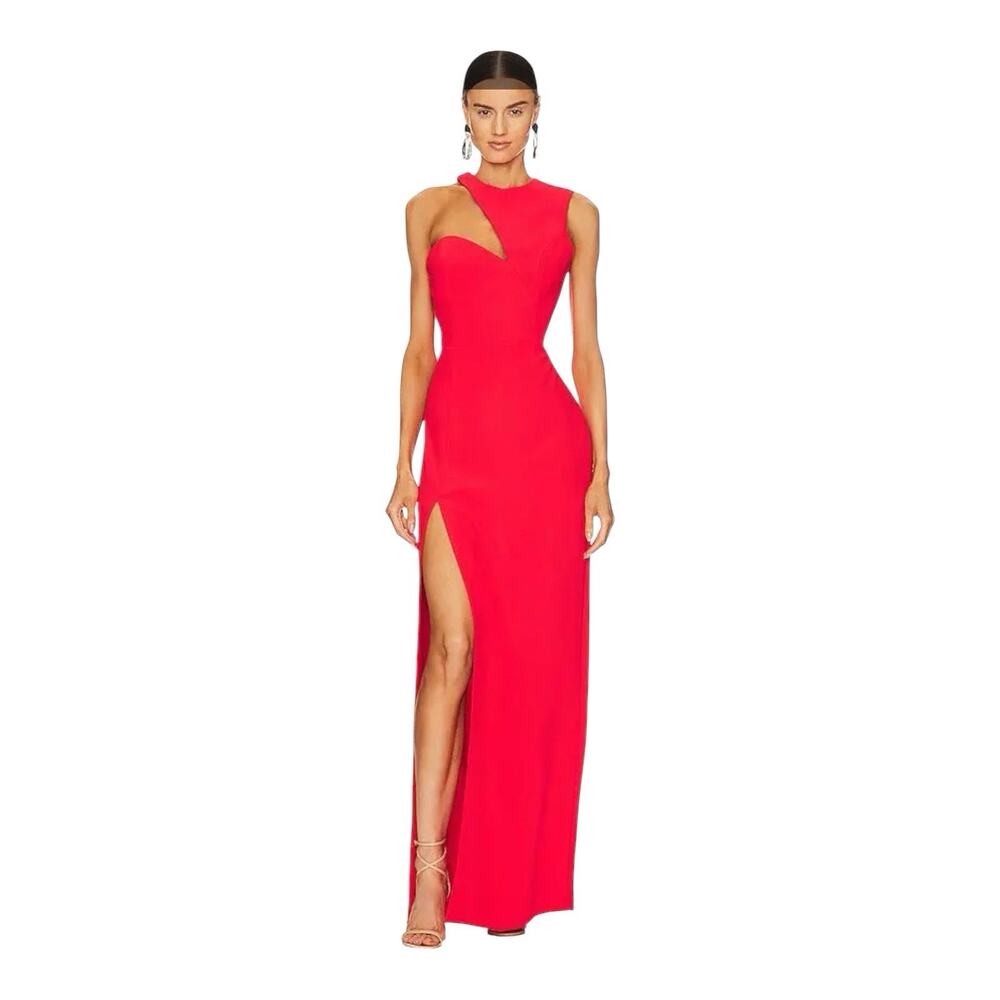 Amanda Uprichard x REVOLVE Gilda Gown in Crimson size S